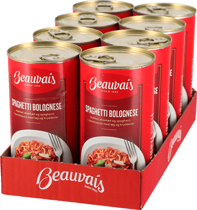 Modelbillede af Beauvais Spaghetti Bolognese 8x560g