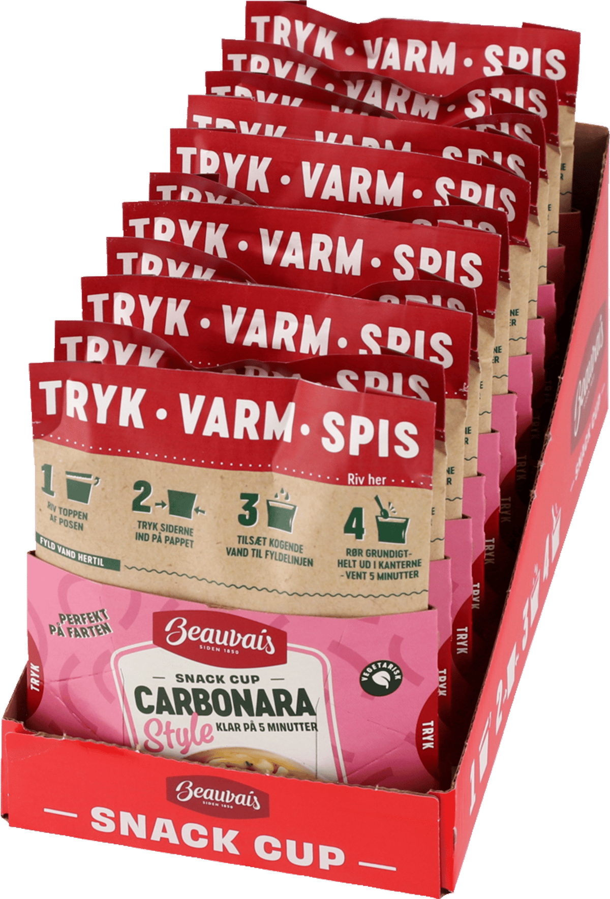 Beauvias Snack Cup Carbonara 11x68g