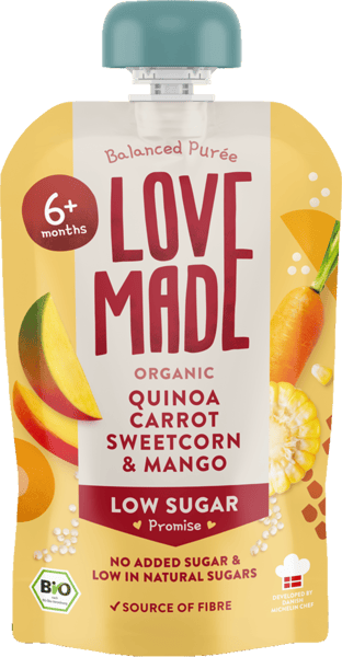 Modelbillede af Quinoa & Gulerod LoveMade 100 g