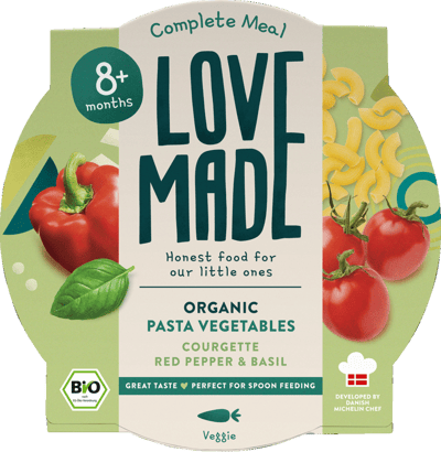 Modelbillede af Pasta m. Grøntsager LoveMade 185 g