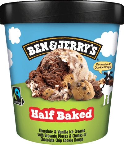 Modellbild av Ben and Jerry Half Baked