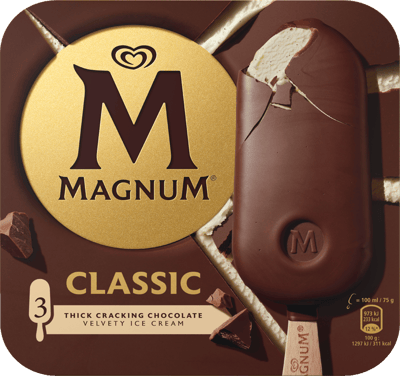 Modellbild av Magnum Classic 3 x 100 ml