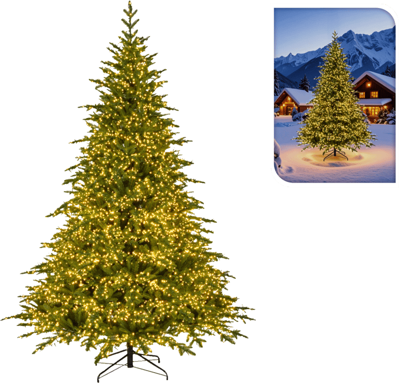 Juletræ 210 cm 7000 LED