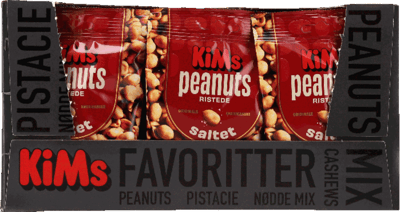 Modelbillede af KiMs Saltede Peanuts 36x30 g