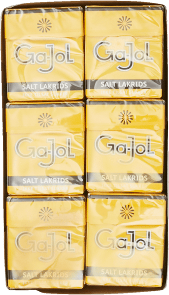 Modelbillede af Salt Lakrids Gul Gajol 24x23g