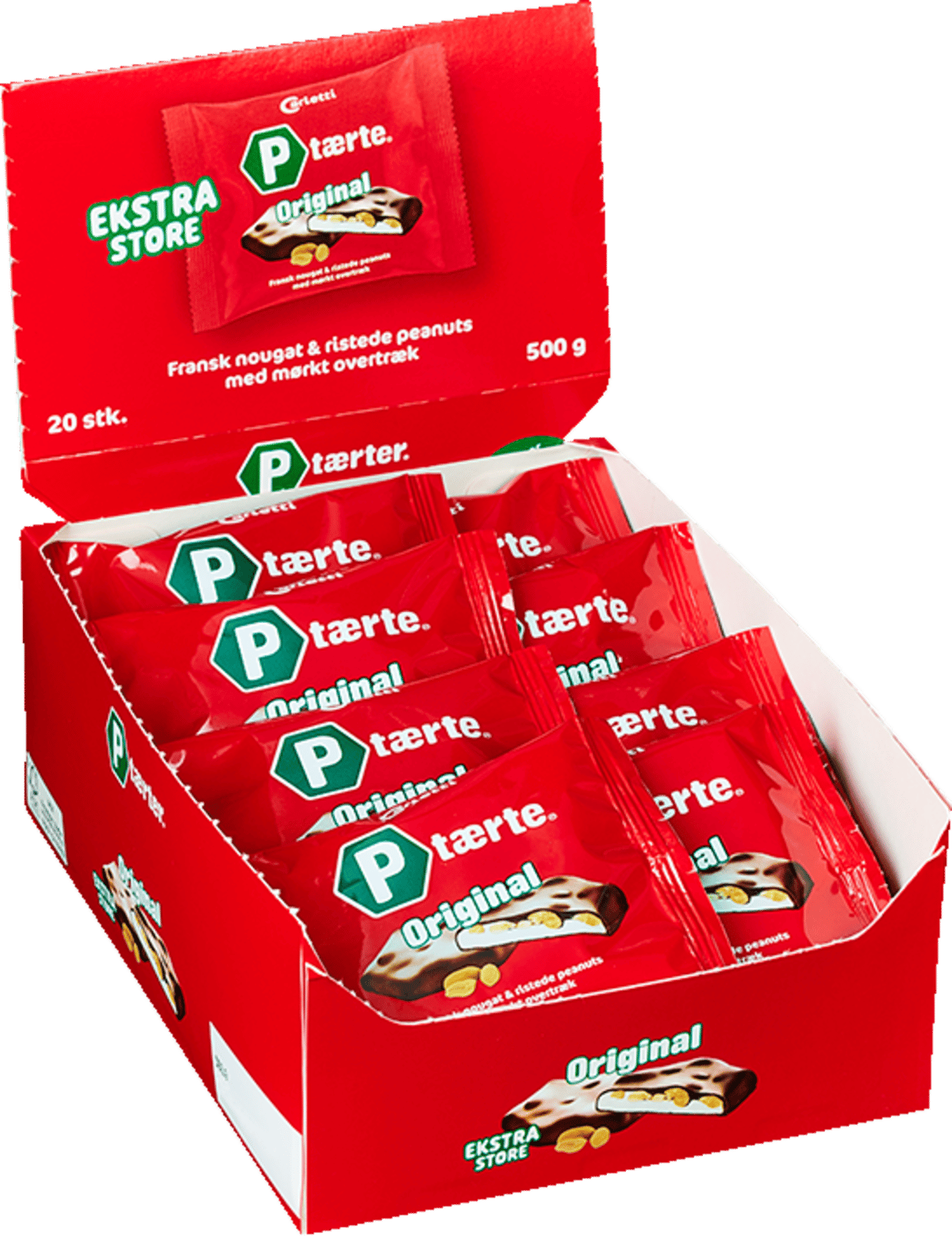 P-Tærter 20x25g Carletti 500g