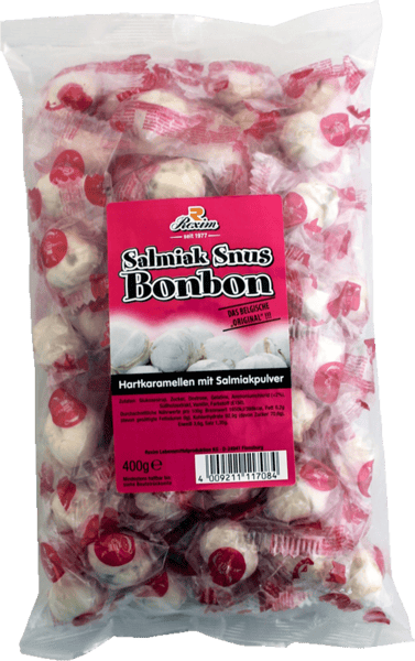 Modelbillede af Salmiak Snus Bonbons Rexim 400g
