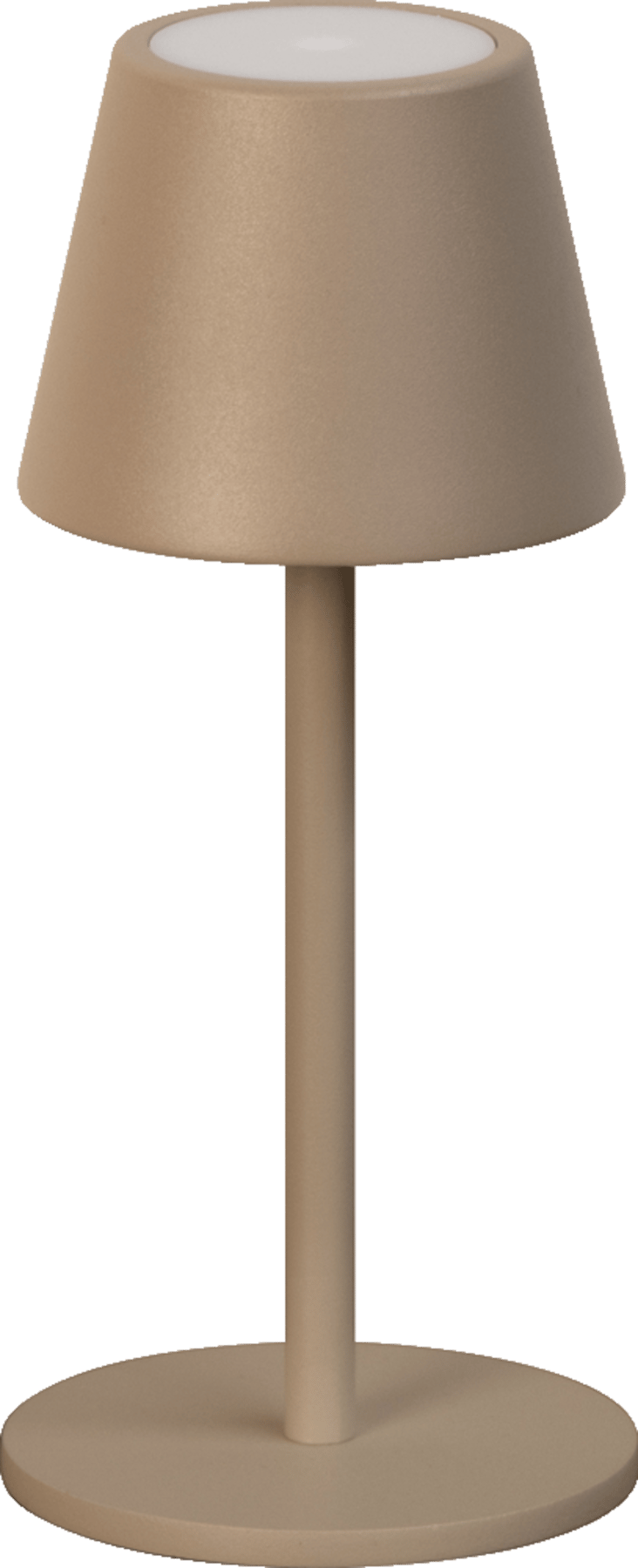 Genoplad. Bordlampe Gråbrun 27,5 cm