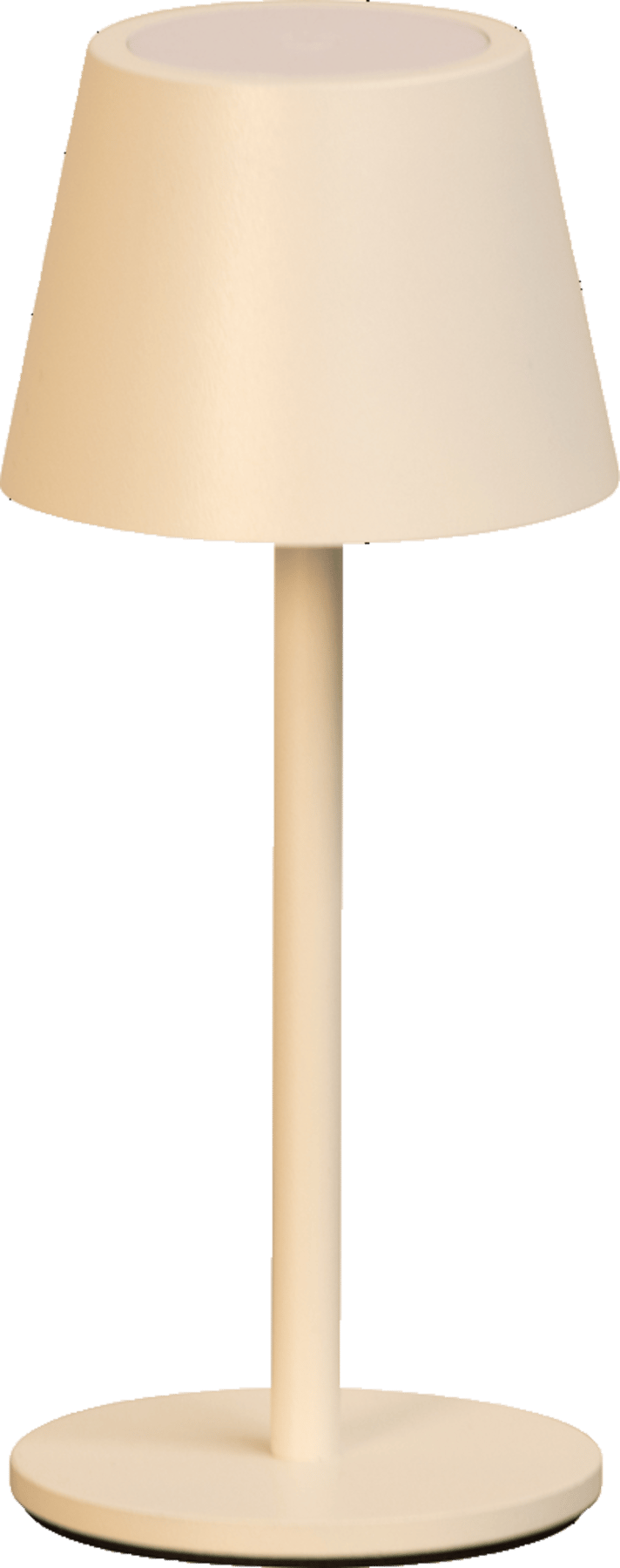Genoplad. Bordlampe Sandfarvet 27,5 cm