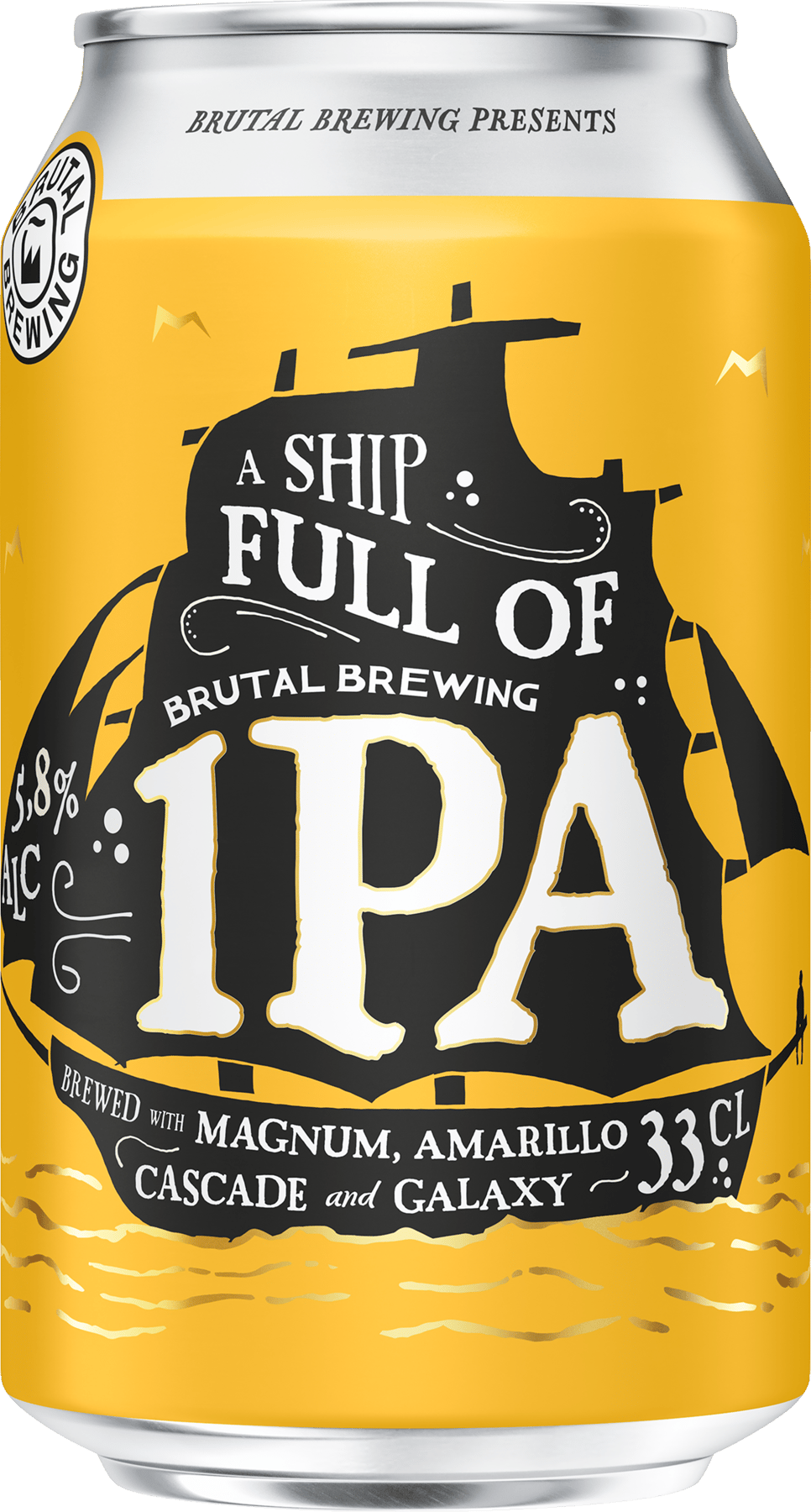 Brutal Brewing A Ship Full of IPA 5,8% 24x0,33l