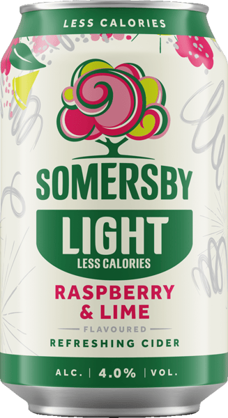 Modelbillede af Somersby 18x0,33l Raspberry Lime