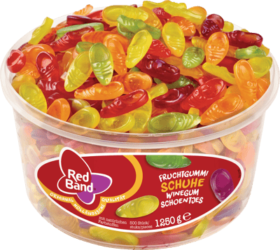 Modelbillede af Red Band Vingummi Sko 1250 g