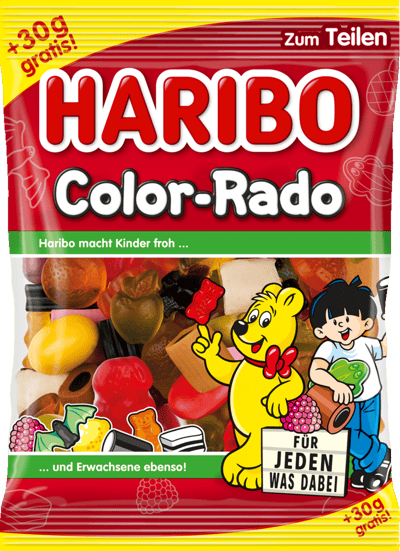 Modelbillede af Haribo Color-Rado 205g