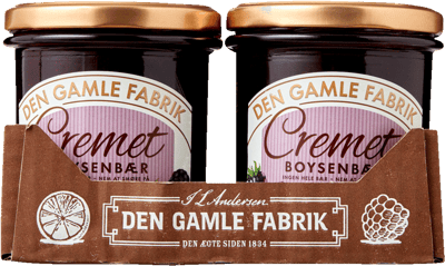 Modellbild av Den Gamle Fabrik Boysenbær 6x350g Cremet