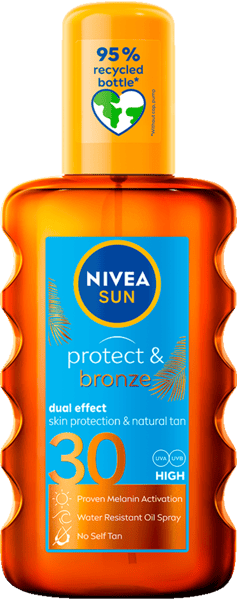 Modelbillede af Nivea Sun Bronze Oil SPF 30 200 ml