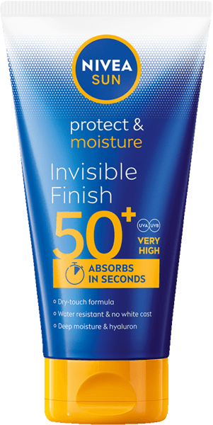 Modelbillede af Nivea Sun Invisible Finish SPF 50+ 150 ml