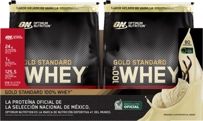 Modellbild av Optimum Nutrition Whey Vanilje 4x450g