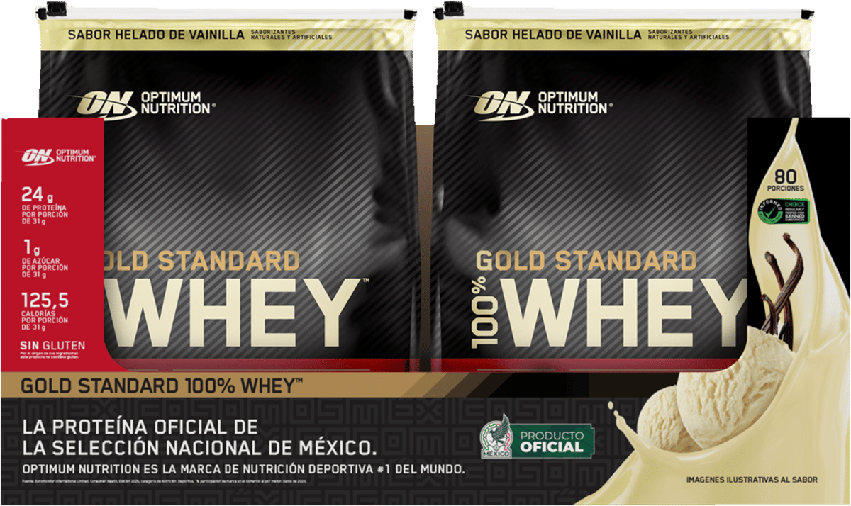 Optimum Nutrition Whey Vanilje 4x450g 