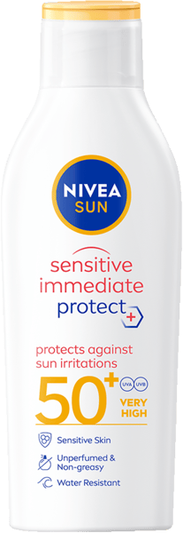Modelbillede af Nivea Sun Allergy Lotion SPF 50+ 200 ml