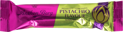 Modelbillede af Marcipanbrød Pistaci Anthon Berg 33g