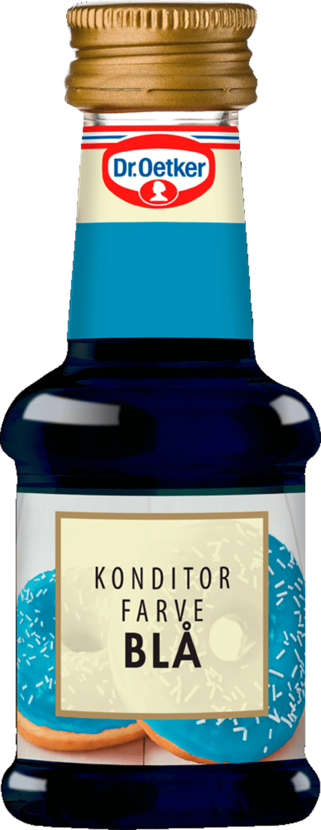 Konditorfarve Blå Dr. Oetker 38 ml