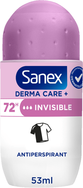 Modelbillede af Sanex Roll-on Invisible 72H 53 ml.