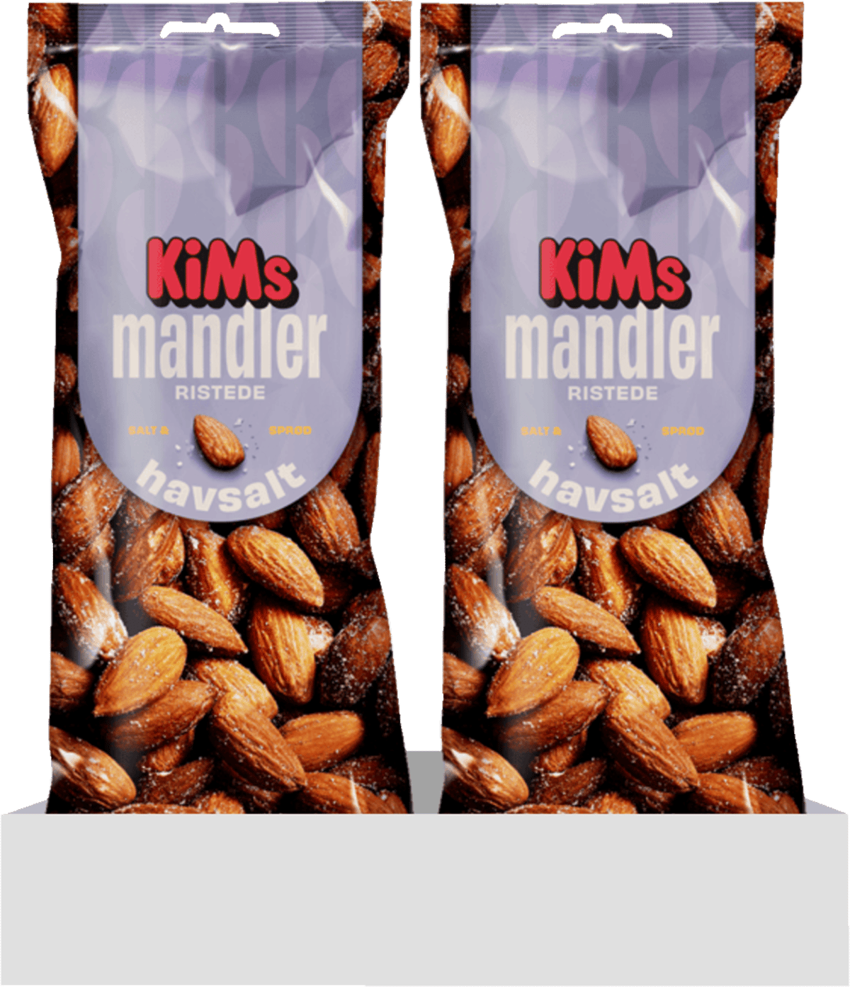 KiMs Saltede Mandler 15x45 g