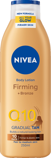 Modelbillede af Nivea Q10 Firming + Bronze 250 ml
