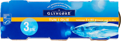 Modelbillede af Glyngøre MSC Tun I Olie 48x80g