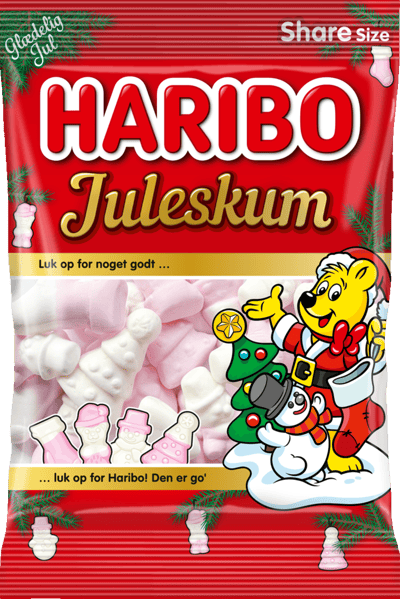 Modelbillede af Juleskum Haribo 250g