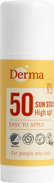 Modellbild av Derma Sun Solstift høj SPF50 15 ml
