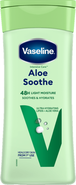 Modelbillede af Vaseline Body Lotion Aloe Soothe 200 ml