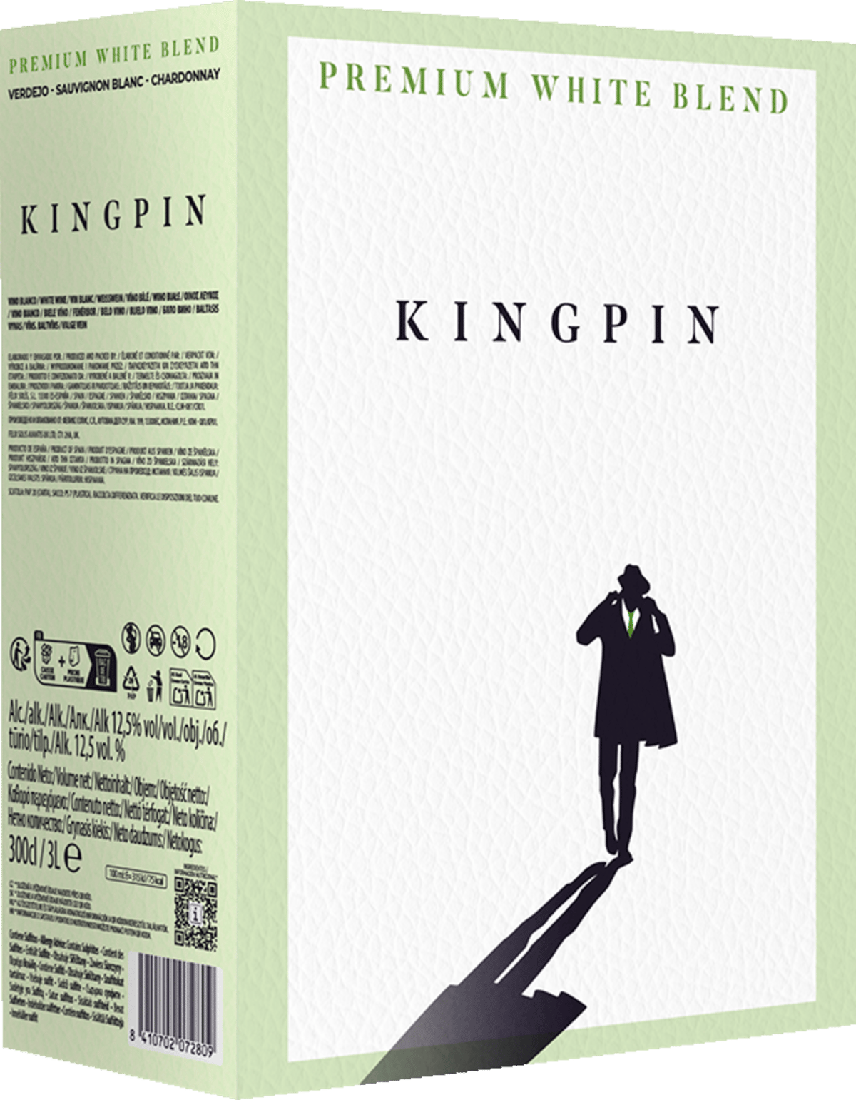 Kingpin White BIB 3L