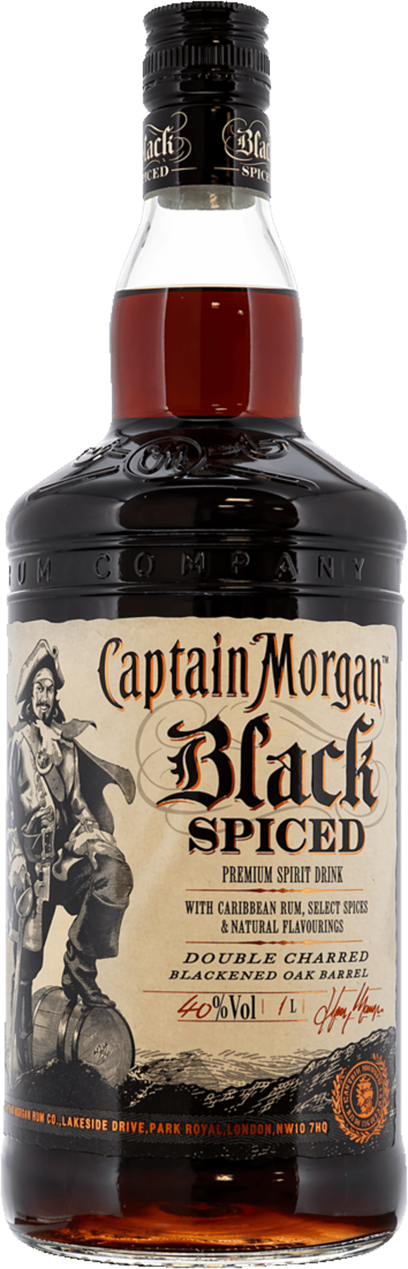Captain Morgan Black Spiced 40% 1l