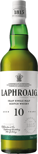 Modellbild av Laphroaig 10 års 40% 70 cl.