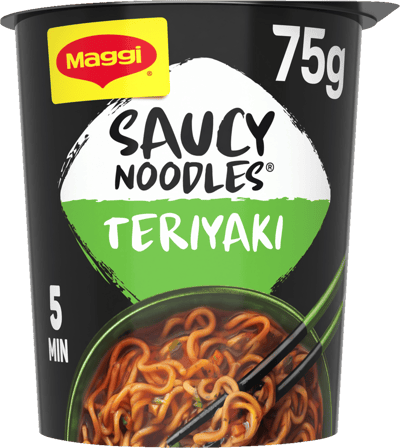 Modelbillede af Maggi Saucy Noddles Teriyaki Cup 8x75 g