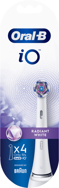 Modelbillede af iO Radiant White Tandbørstehoveder 4 stk