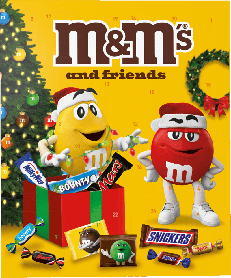 M&M´s Friends Julekalender 361 g