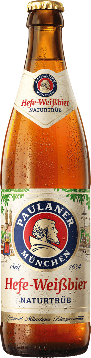 Paulaner Hefe Weissbier . + pant
