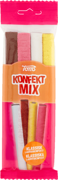 Modelbillede af Toms Go'e Stænger Konfekt Mix 116g