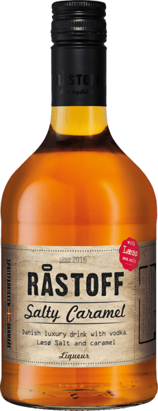 1 fl. Råstoff Salty Caramel Shot 16,4% 0,7 l.