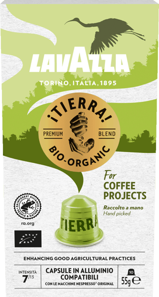 Modellbild av Lavazza Tierra Planet Øko kaffekapsler 10 stk.