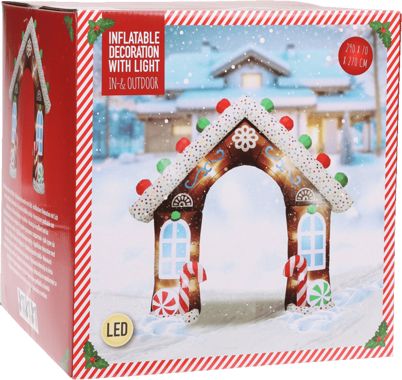 Oppustlig Gingerbread Hus