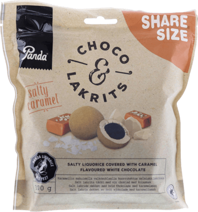 Modelbillede af Panda Choco & Lakrits Salty Caramel 300 g.