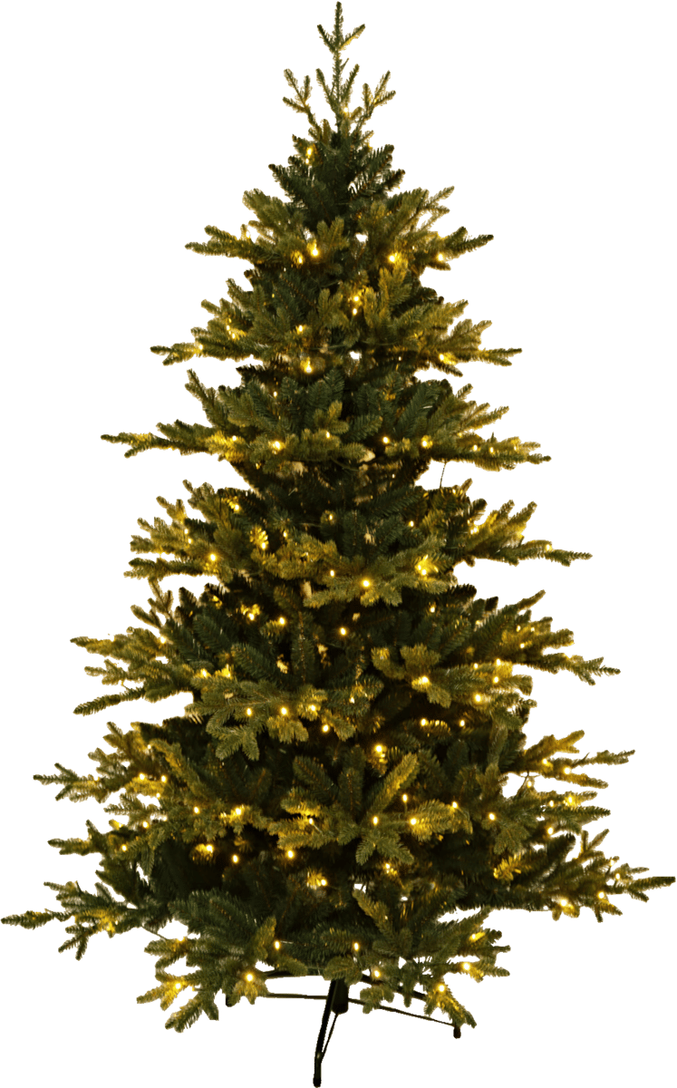 Juletræ m. Led 180 cm