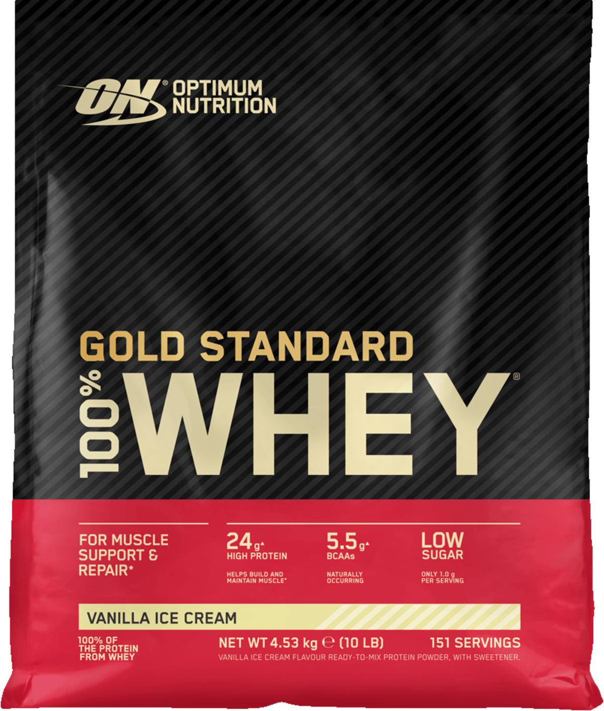 ON Whey Gold Double Vanilla Ice Cream 4,53kg