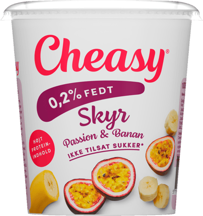 Modelbillede af Cheasy Skyr Passion & Banan 1 kg