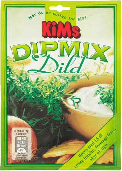 Modelbillede af Kims Dip Mix Dild 14g