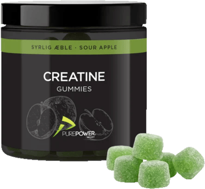 Modelbillede af Kreatin Vingummi m. Sour Apple 60 stk