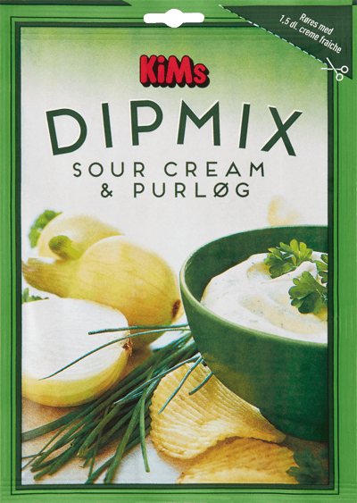 Modelbillede af Kims Dip Mix Sour Cream & Purløg 18g